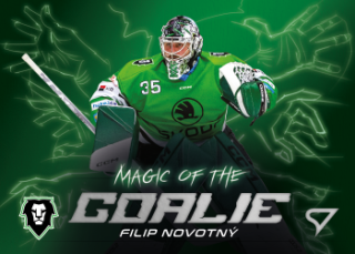 Filip Novotny Mlada Boleslav Tipsport ELH 2023/24 SportZoo 1. serie Magic of the Goalie #MG-13